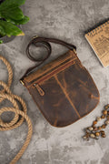  Sac en cuir naturel model 191537 Galanter 