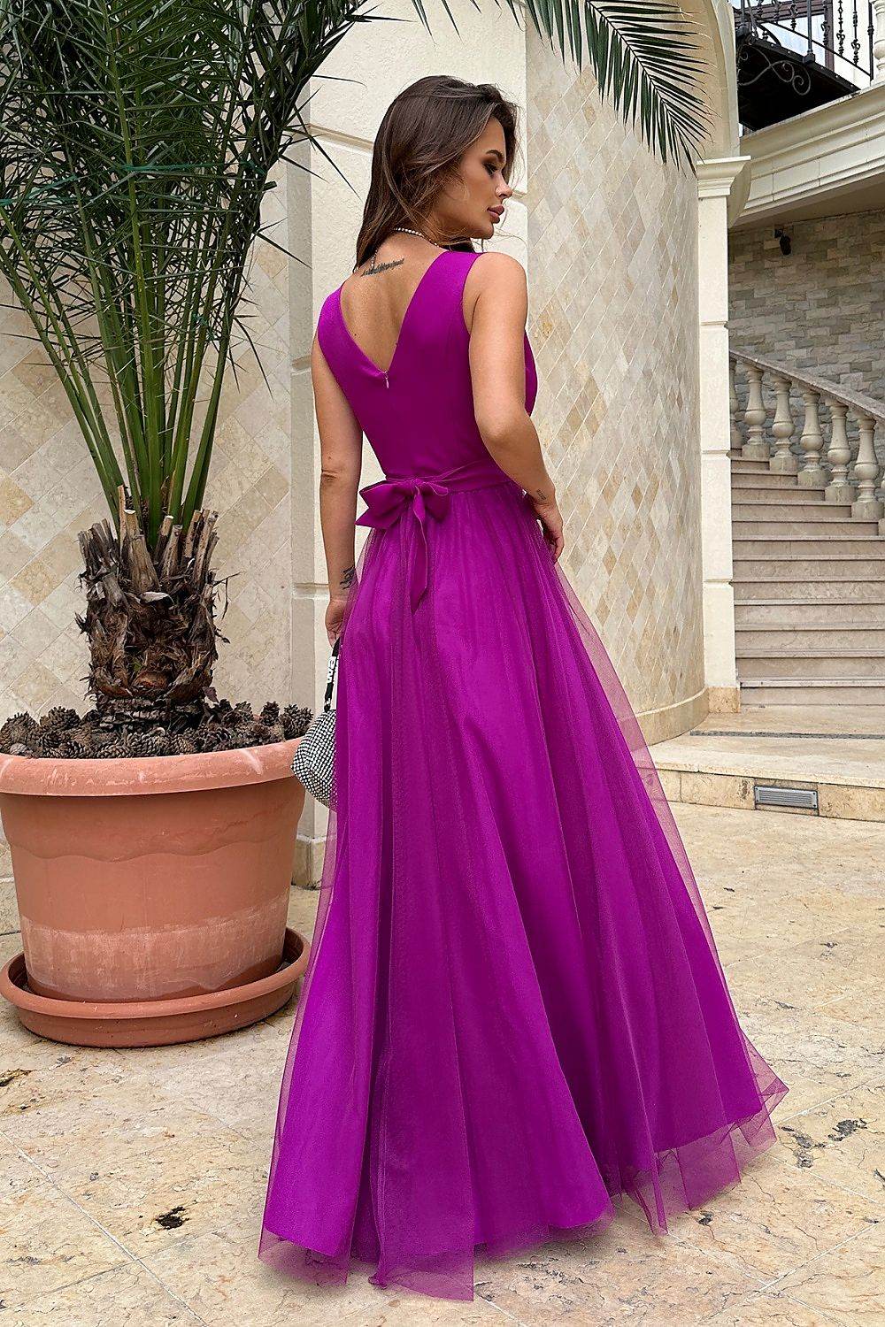 Robe longue Bicotone - Ostensia