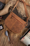 Sac en cuir naturel Galanter - Ostensia