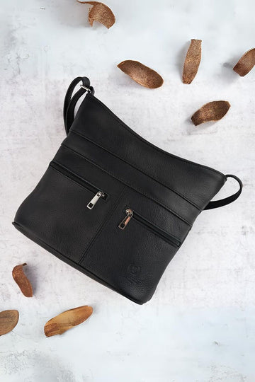  Sac en cuir naturel model 193248 Galanter 
