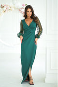  Robe longue model 199011 Bicotone 