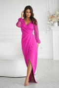  Robe longue model 199012 Bicotone 