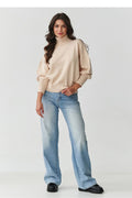 Col roulé model 217393 Makadamia 