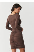  Robe de jour model 218302 Makadamia 