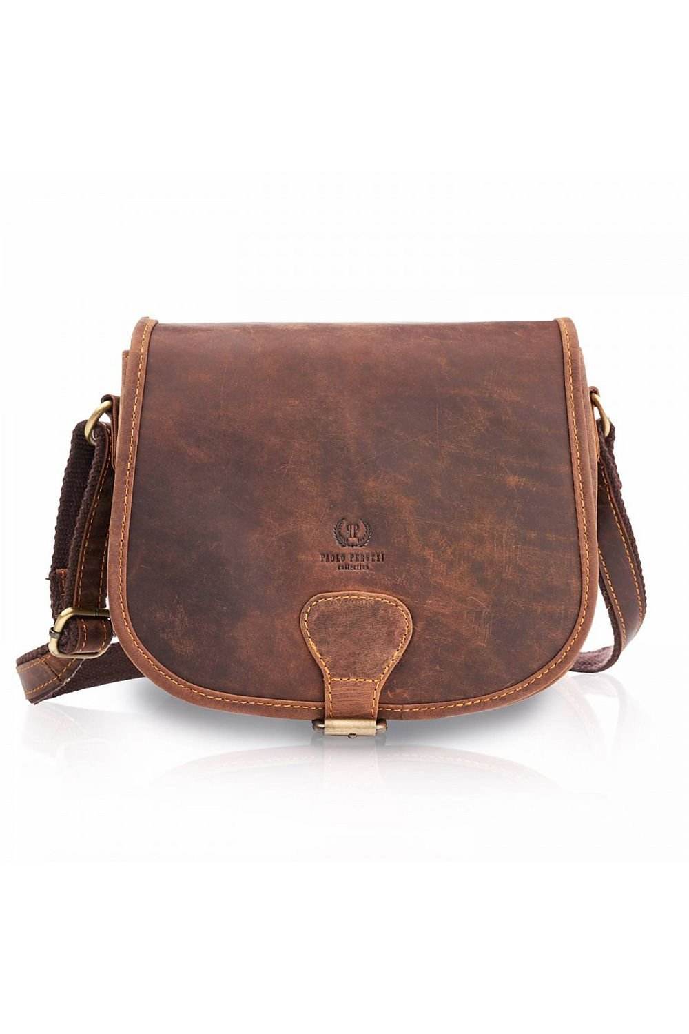 Sac en cuir naturel Galanter - Ostensia