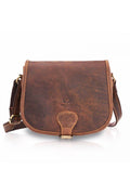 Sac en cuir naturel Galanter - Ostensia