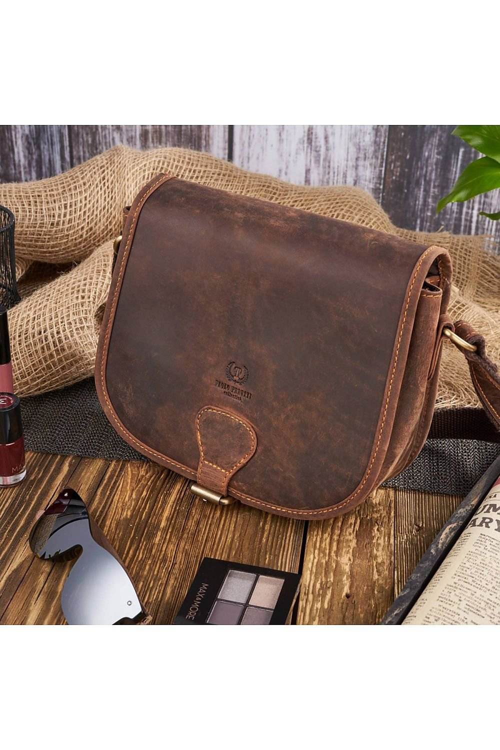 Sac en cuir naturel Galanter - Ostensia